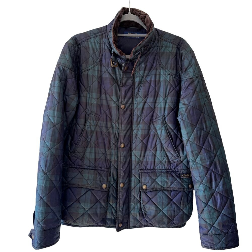 Vintage Ralph Lauren "Polo Club" Quilted Jacket Rare Gentleman’s Clothier - M